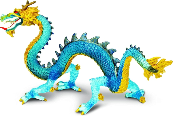 Kristallblauer Drache (Krystal Blue Dragon) Safari Mythologie Mythical Realms Figur